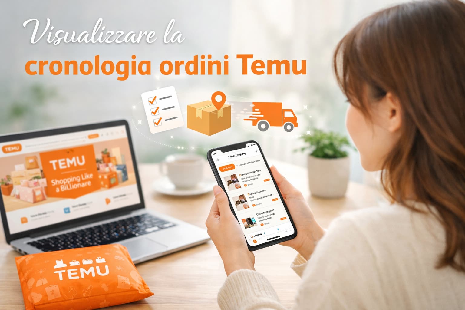 Visualizzare la cronologia ordini Temu dall’app