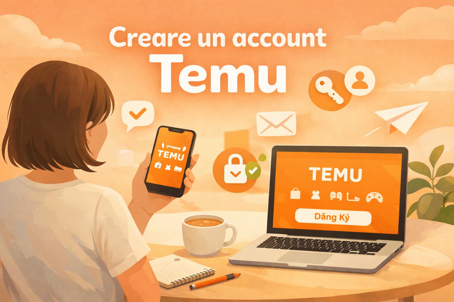 Creare un account Temu per iniziare a risparmiare